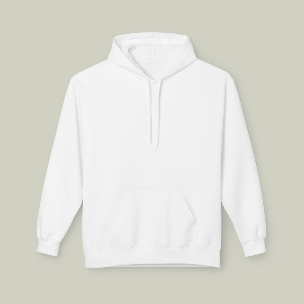 “Unisex Gildan SF500 midweight softstyle fleece hoodie made from 80% ring-spun cotton and 20% polyester with 100% cotton face, featuring a jersey-lined two-piece hood, dropped shoulders, classic relaxed fit, front pouch pocket, and smooth soft interior, displayed on a clean neutral background.”